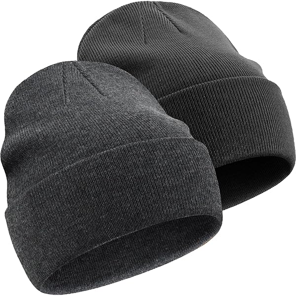 Beechfield B52N Organic Cotton Waffle Beanie, Black, S-XL at