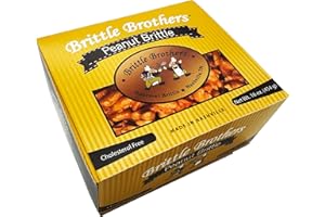 Brittle Brothers Peanut Brittle - 16 oz Gift Box - Gourmet Candy