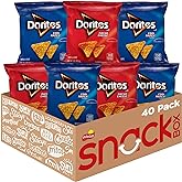 Doritos Flavored Tortilla Chips, Favorites Variety Pack (Nacho Cheese and Cool Ranch), 1 Ounce (Pack of 40)