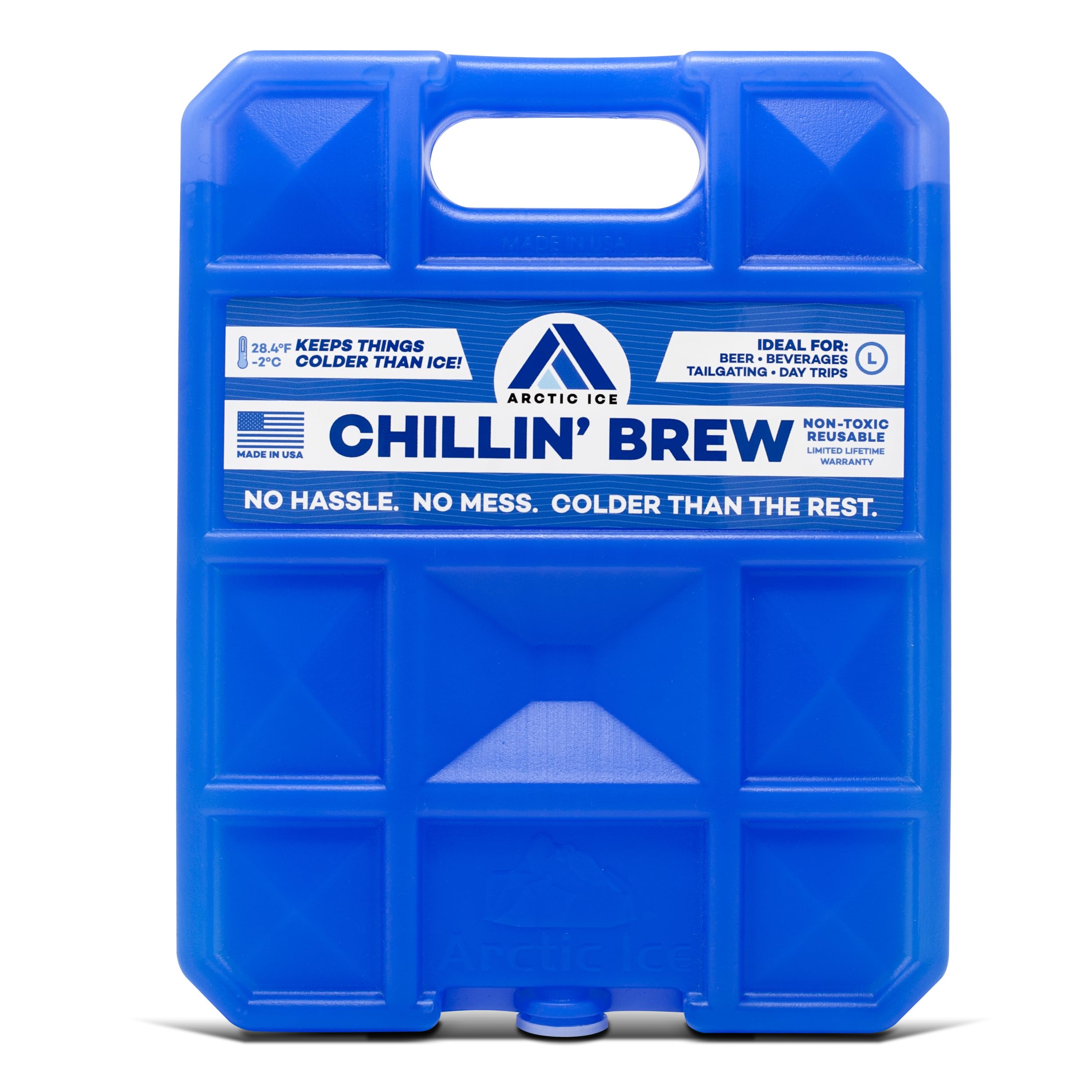 Arctic Ice, Llc 4008373-SSI Chillin Brew 28 Degree High Performance Cooler-Ice Size Lrg - multi, N/A