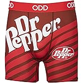 Odd Sox - Dr Pepper Boxer Briefs – Men’s Novelty Underwear – Fun Soda Print Design, Comfortable Stretch – Size Large