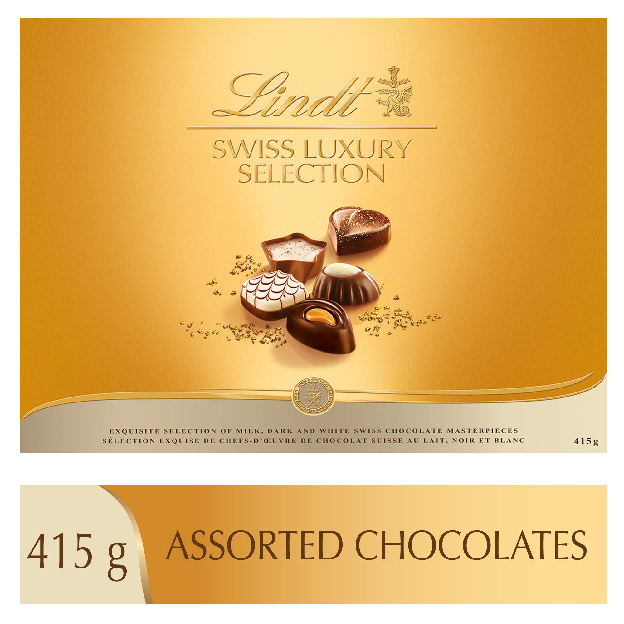 Lindt Swiss Luxury Selection Boxed Chocolate, Gift Box, Great for