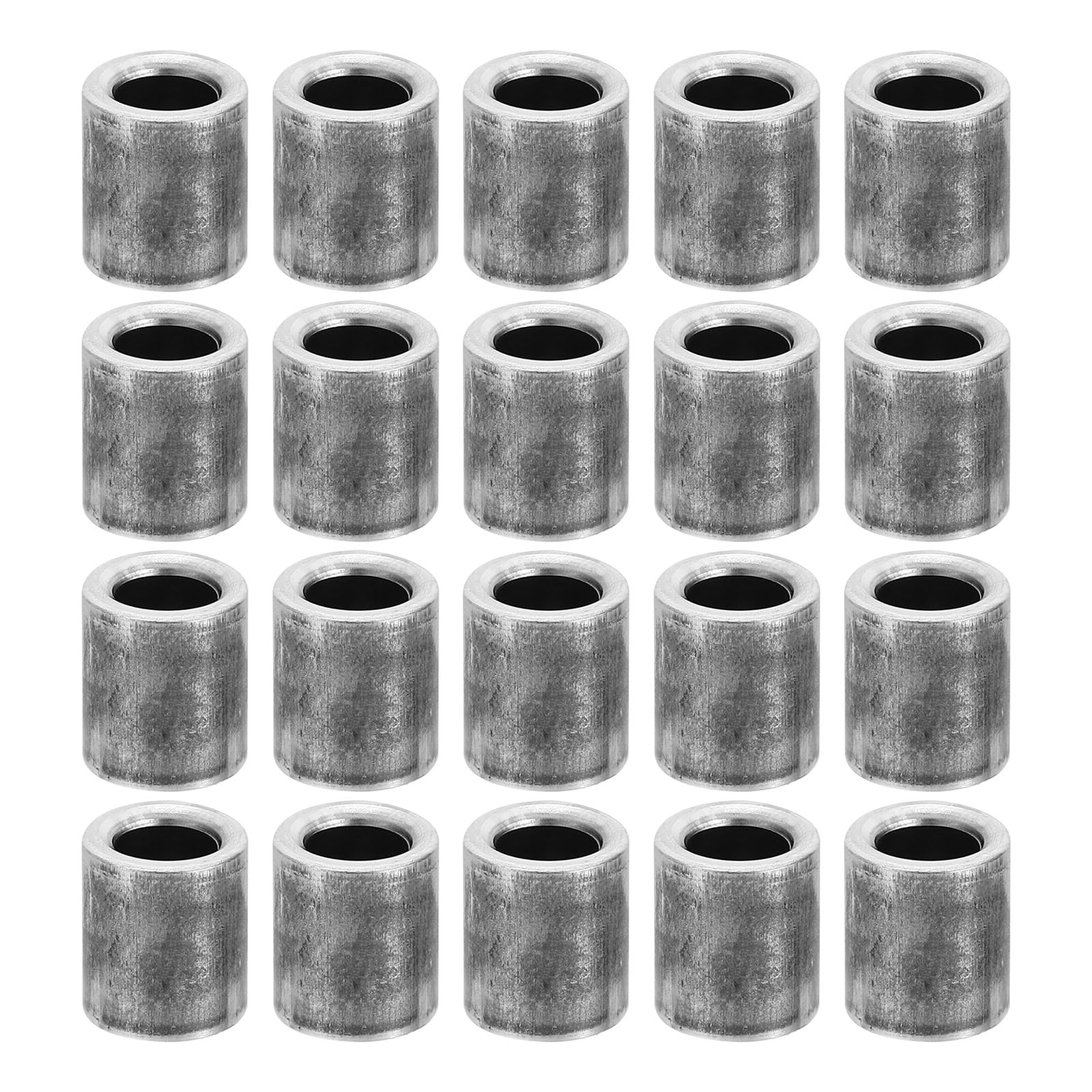 PATIKIL M7 Steel Spacers, 24 Pcs Metal Spacers Steel 7.2mm ID x 12mm OD x 14mm L Carbon Steel Spacer Screw Standoff Round for 2/7in or M7 Screw Bolts