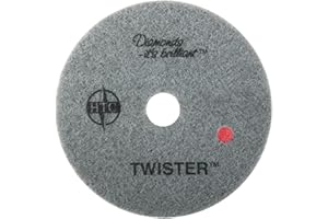 Americo Manufacturing 435217 Twister Red 400 Grit Floor Pad for Heavy Duty Cleaning (2 Pack), 17"