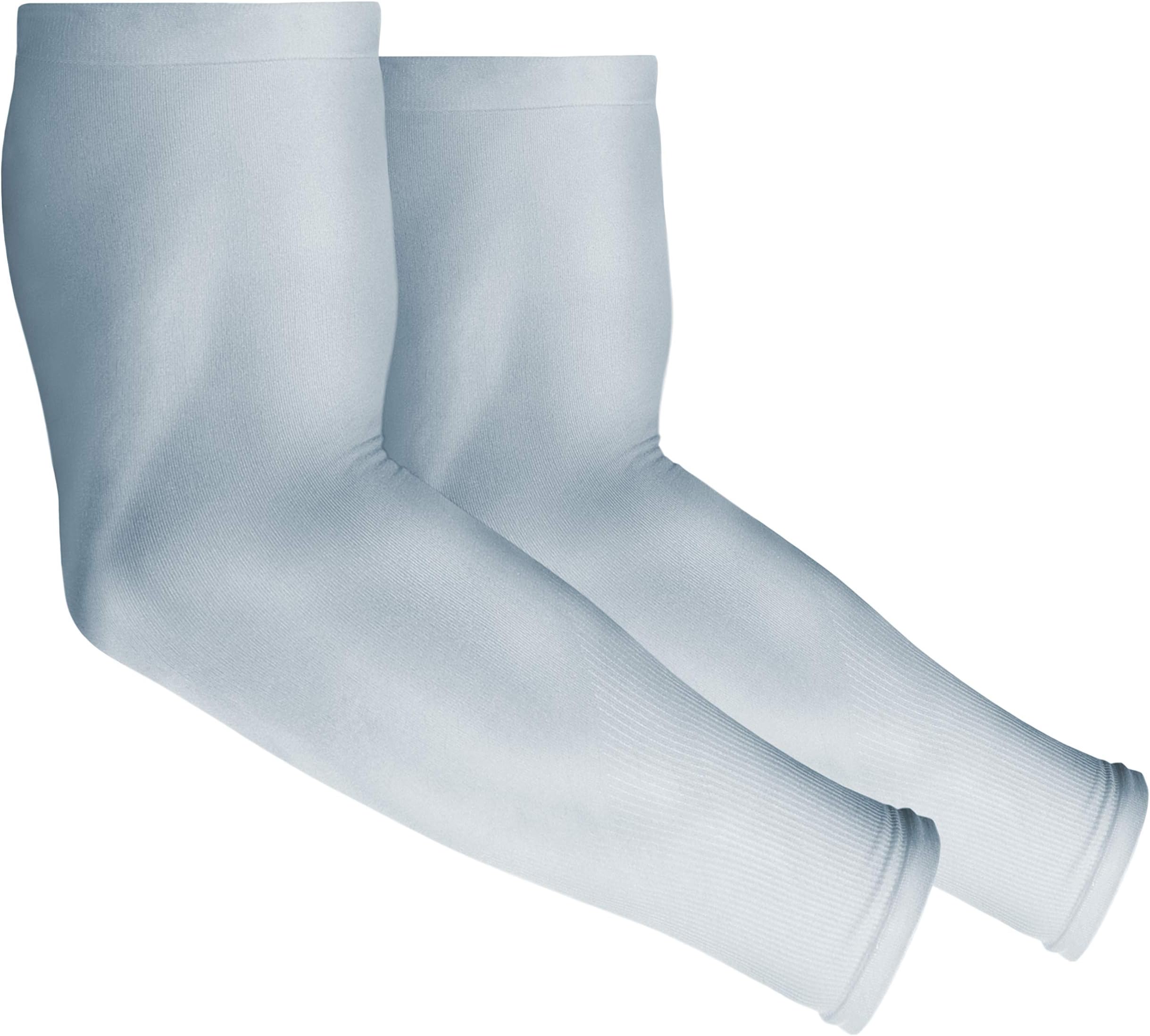 UV Sun Protection Arm Sleeves for Men & Women - UPF 50 Sports Athletic Compression Cooling Arm Cover for Basketball, Running, Cycling, Golf, Baseball & Football - Skin Cancer Foundation Recommended