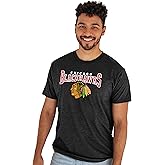 Blue 84 NHL Unisex-Adult NHL Officially Licensed T-Shirt Heathered Black