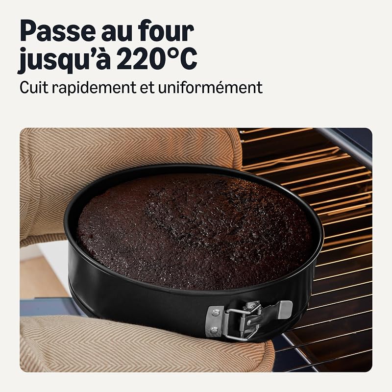 Moule à Charnière Antiadhésif, Passe au Four et au Lave-Vaisselle, 25,4cm — photo 4 sur 7
