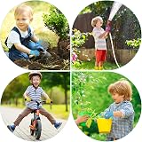 OSDUE 3 Pairs Kids Gardening Gloves with Soft PVC Dots Size 5-7 Years view 8