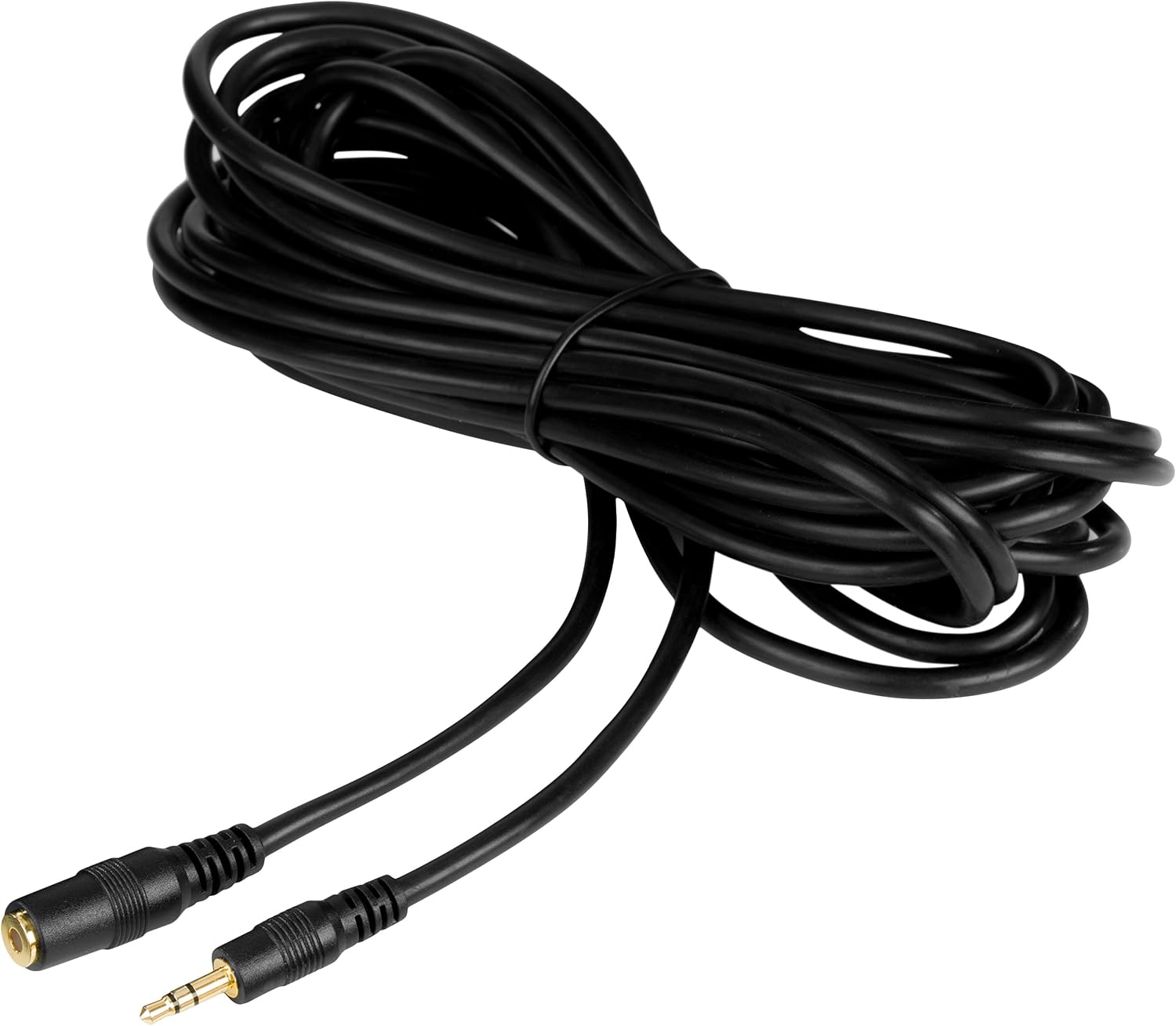 Movo MC20 3.5mm Audio Cable - 3.5mm TRS Female to Male 20ft Extension Cord for Microphones Headphones, and More