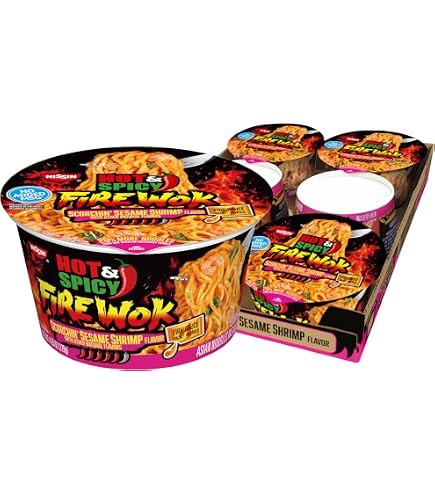 Amazon.com : Nissin Fire Wok, Torched Teriyaki Chicken, Hot