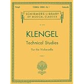 Klengel: Technical Studies for the Violoncello - Vol 1 | Schirmer Library of Classics Volume 1816| Cello Method Book with Unaccompanied Exercises for Finger Strength Bow Control and Dexterity