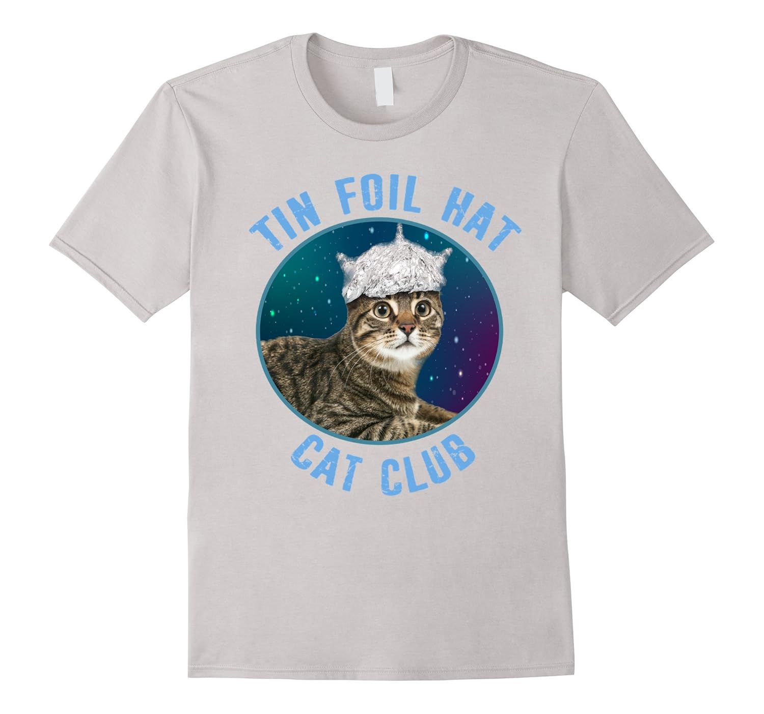 Tin Foil Hat Cat Club Conspiracy Theory FunnyTD Teedep
