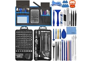 oGoDeal 155 in 1 Computer Repair Kit,Professional Electronic Repair Kit for Computer, iPhone, Laptop, PC, Tablet,Cell phone, Nintendo,PS3,PS4,Xbox,Macbook,Camera,Toy,Drone Black