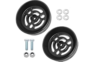 TYCOONWON Air Bag Cradle KU09140BK Replacement for Full Suspension Travel,Compatible with 2/4WD Full Size of Half Ton Truck and 6 Inch Diameter Convoluted Air Bags,Black