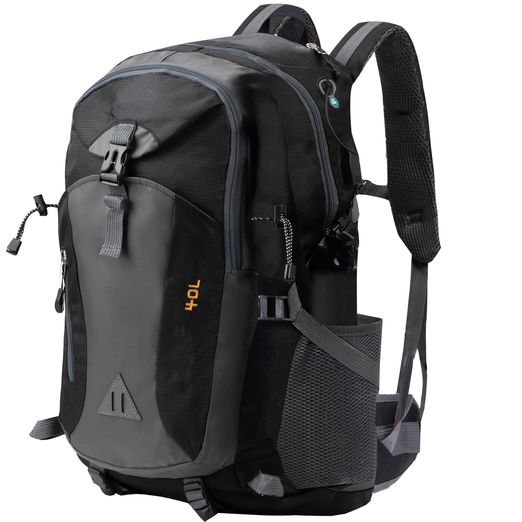 Alitifiy 40L Hiking Backpack, Hiking Rucksack Durable Waterproof Travel Bag Outdoor Sports Camping Cycling Skiing Daypack Climbing Trekking Mountaineering Gifts for Men Women, (Black Grey) — image 1