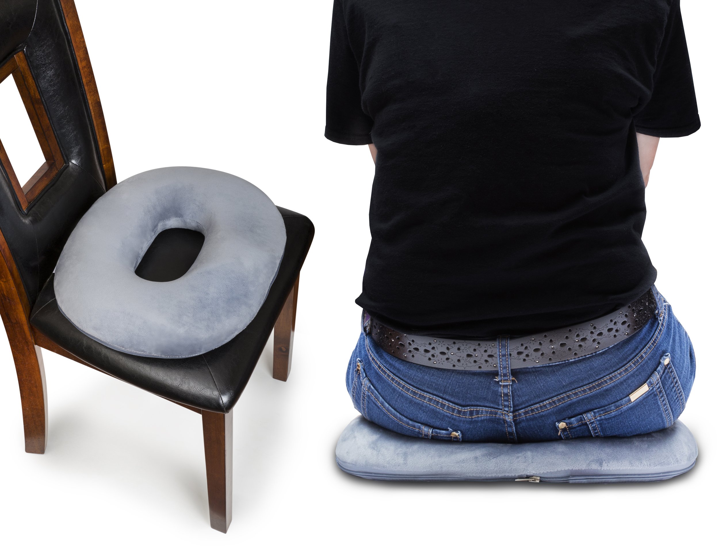 Donut Seat Cushion Pillow Memory Foam Contoured Premium Comfort