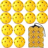 Mototo 12/30/60 Practice Baseballs for Hitting, 2.8 Inch Plastic Soft Baseballs for Practice Lightweight Soft Ball Hollow Training Softball for Sport Pitching Batting