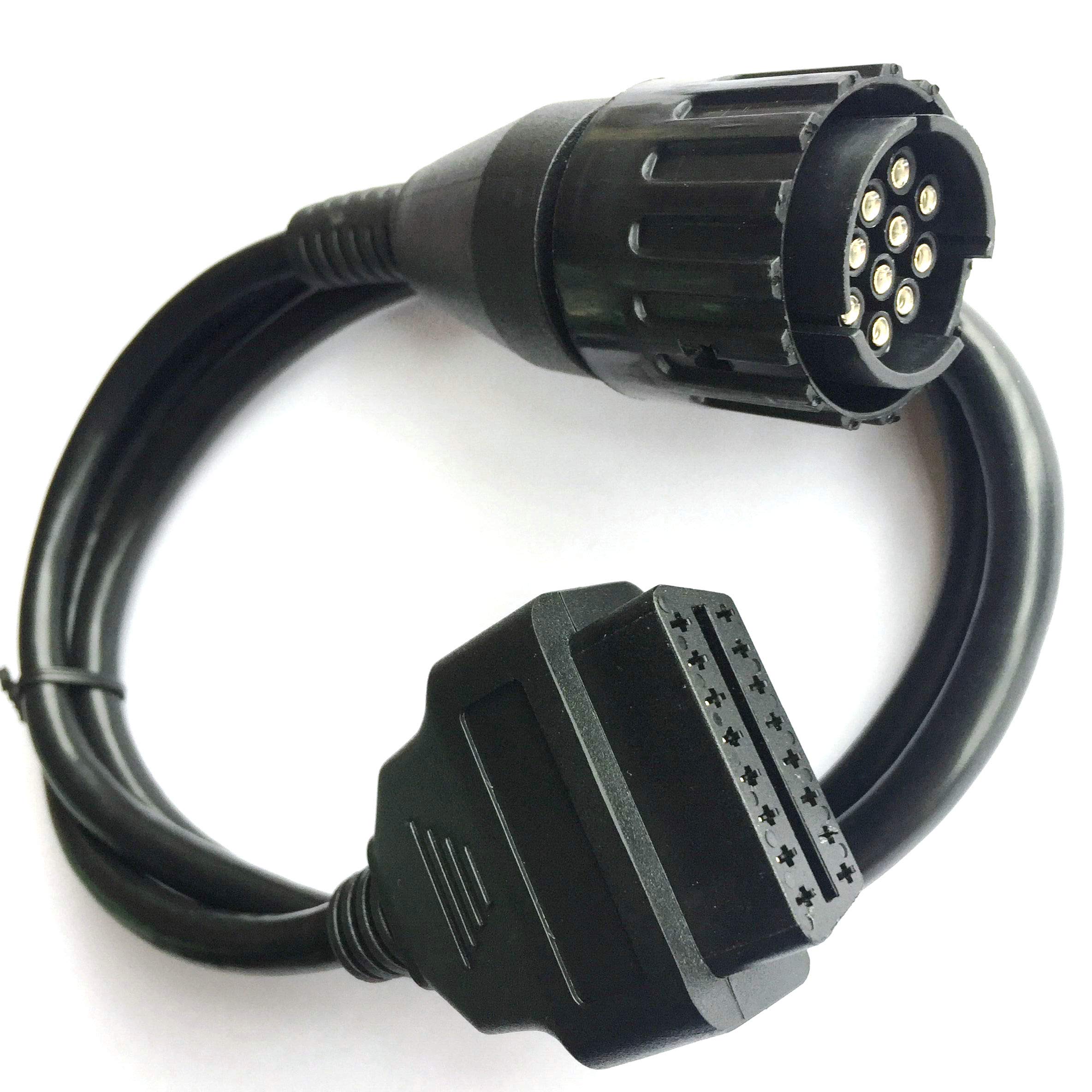 OTKEFDI 10 Pin OBD Adapter for Motor K-line DCAN