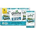 gimMe Organic Roasted Seaweed Snacks 30g Multipack - Sea Salt Favour- Healthy On-The-Go Snack for Kids & Adults - Keto, Vegan