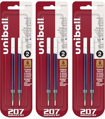 Amazon.com : Uni-Ball Signo Broad Point Gel Impact Pen Blue