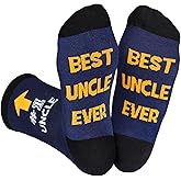 Veachog Grandpa Dad Socks for Men, Birthday Gifts for Bonus Dad Father Uncle Brother Son Husband Boyfriend Gifts Retirement