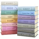 WS Game Company Collection of 15 Vintage Bookshelf Board Games 15-Pack Set | Includes Monopoly, Scrabble, Clue, Yahtzee, Chess, Life, Candy Land, Sorry!, Boggle, Classic Family Games for Kids and Adults