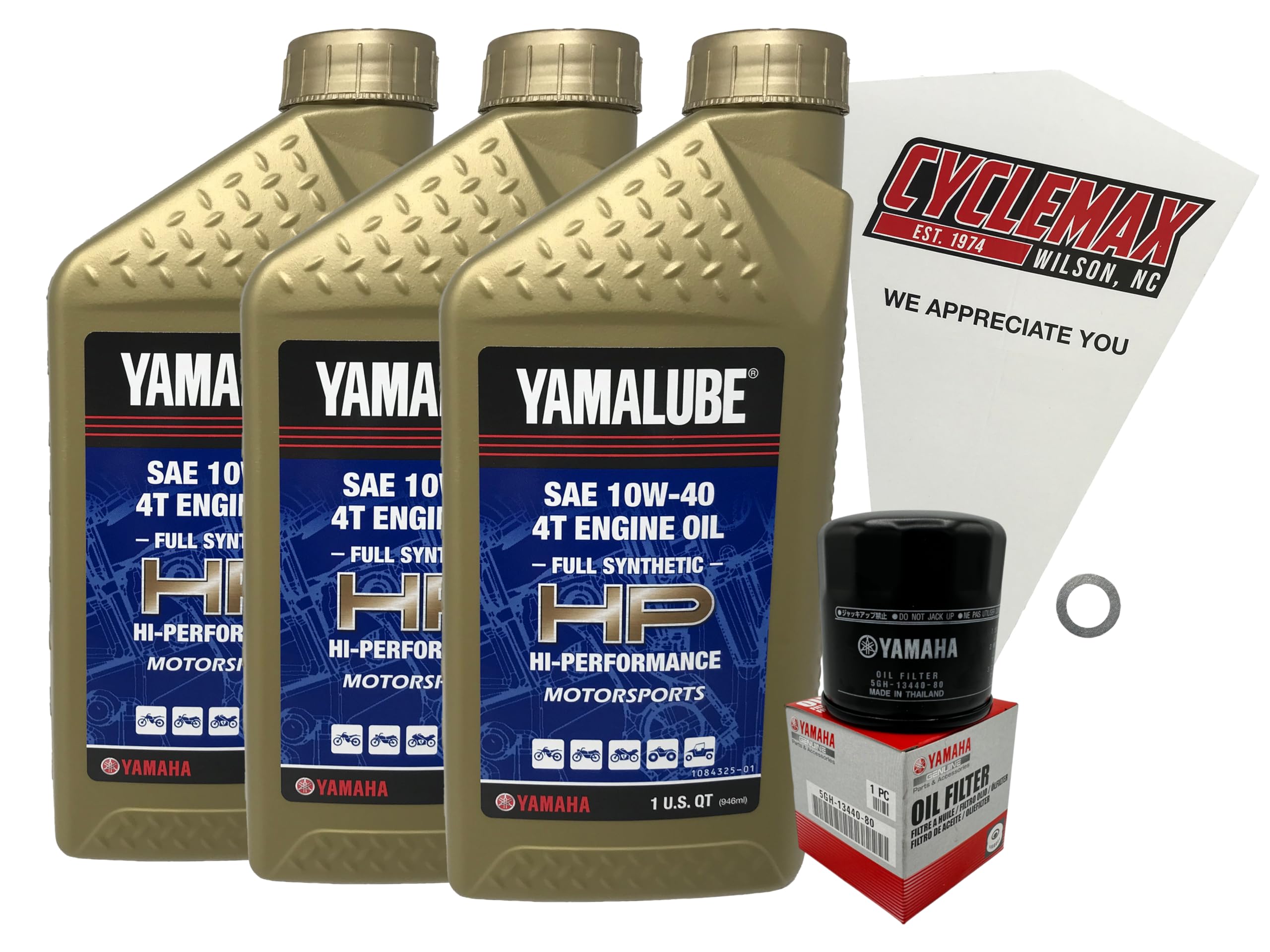 Photo 1 of Cyclemax Full Synthetic Oil Change Kit compatible with 2022-2025 Yamaha YZF-R7