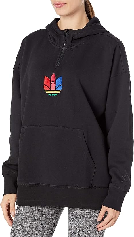 adidas hoodie trefoil damen