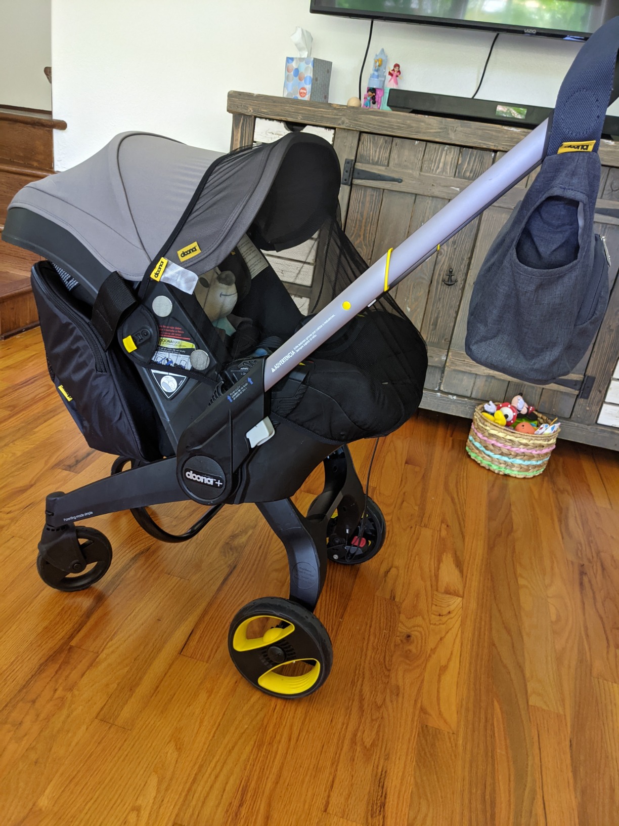 10/mo Finance Doona SnapOn Storage Bag Car Seat Bag, Stroller Bag