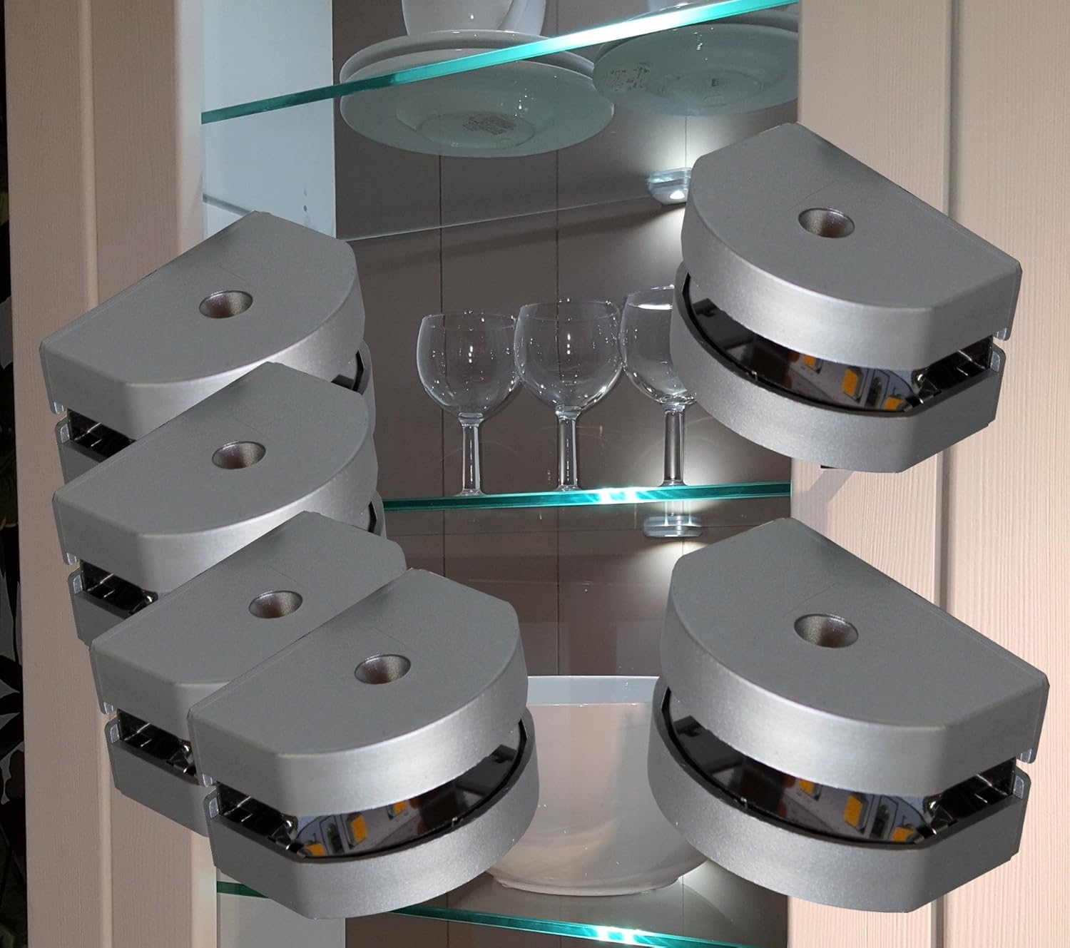 Glasplattenbeleuchtung led