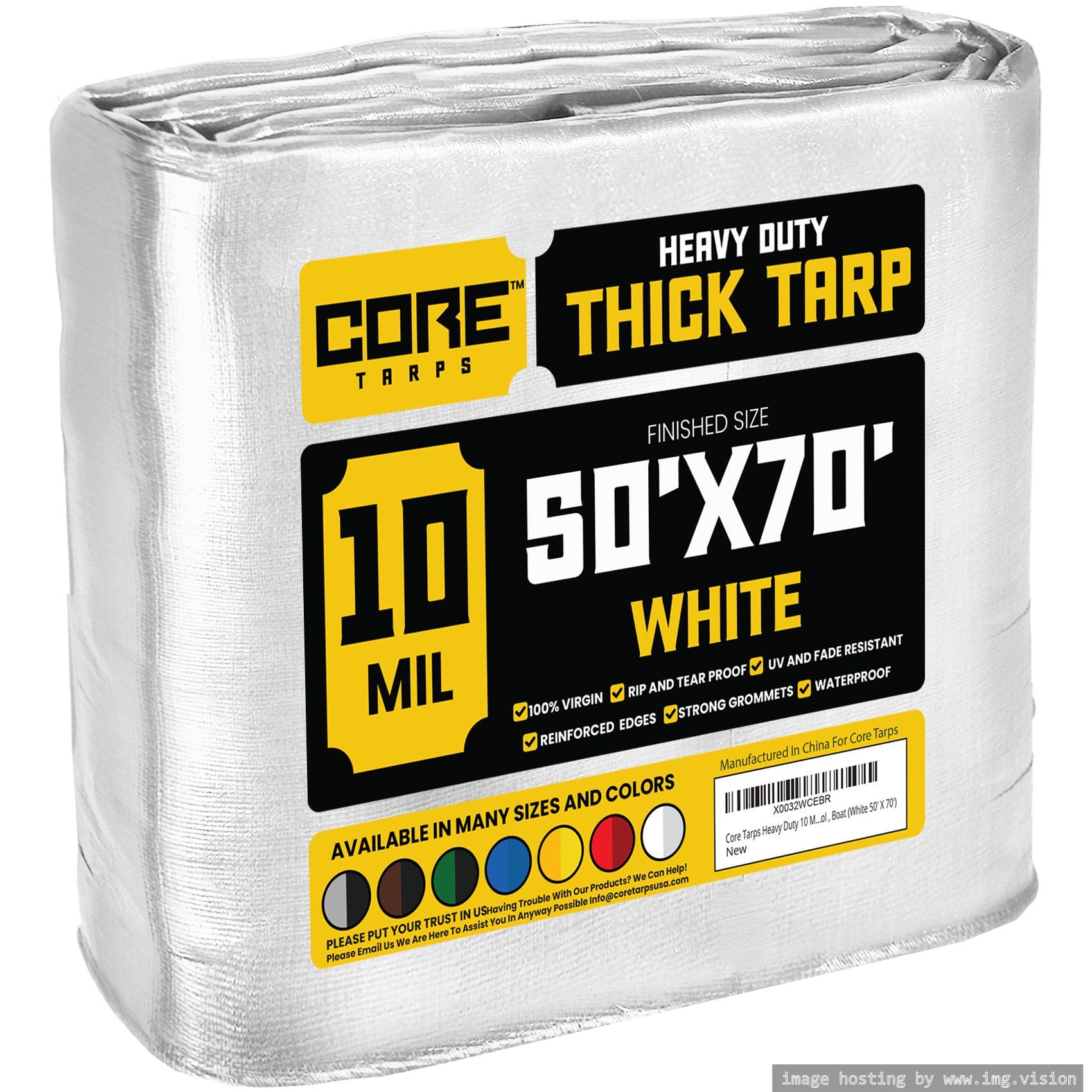 Core Tarps Heavy Duty 10 Mil Tarp