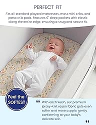 TotAha Premium Soft Pack n Play Sheets, Super