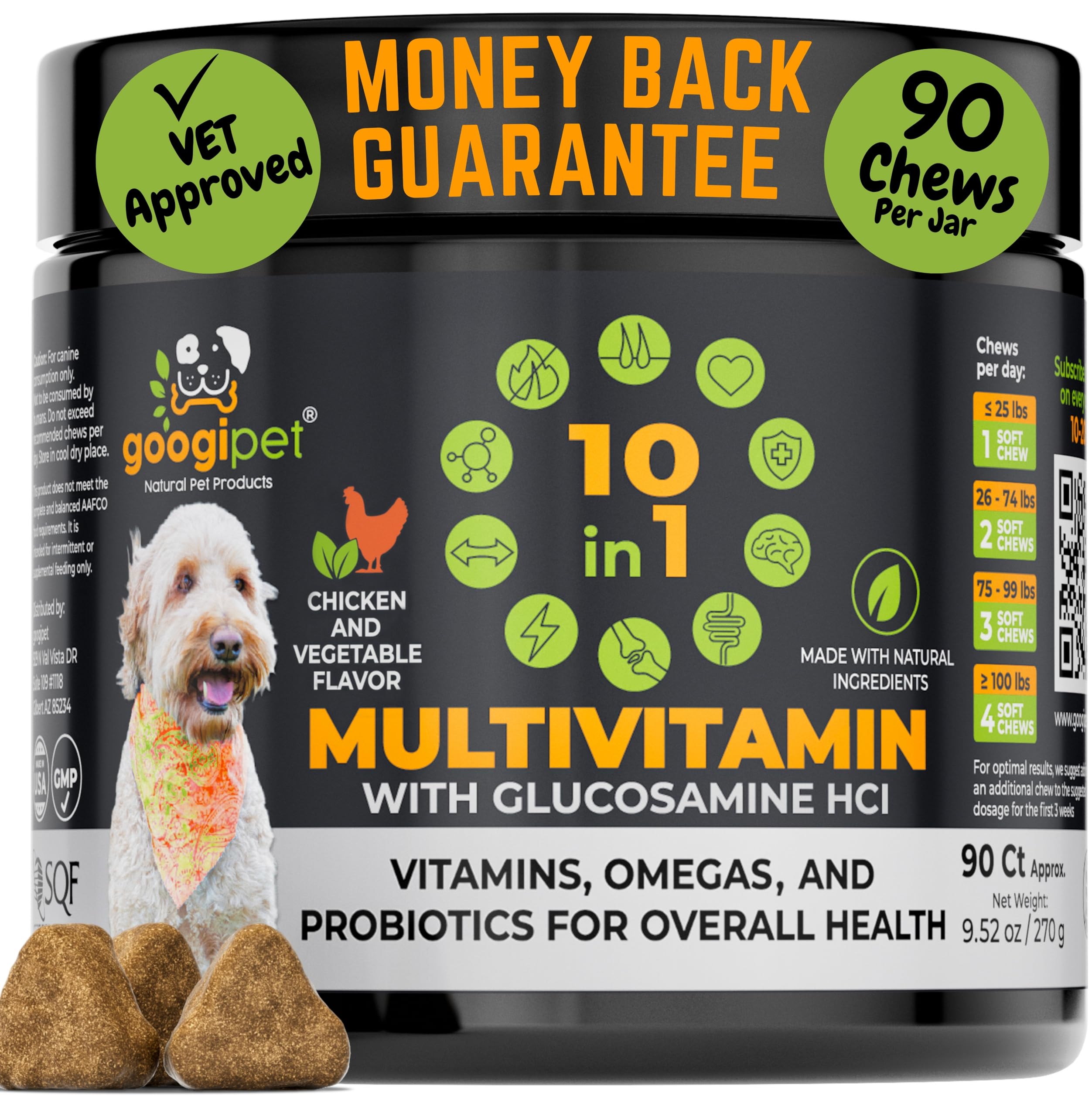 Curated visual reference: Visual Reference: Mua Googipet Premium 10 In 1 Dog Vitamins Multivitamin Chewable
