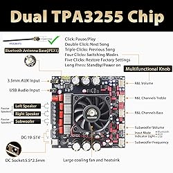S600X-W Power Amplifier Board Bluetooth5.2 TPA3255