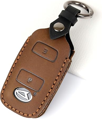 Amazon Smasol トヨタ ライズ ダイハツ ロッキー 新型タフト 専用キーケース 本革 キーケース レザー Toyota Raize Daihatsu Rocky Taft キーカバー 新型 スマートキーケース かっこいい おしゃれ Eボタン ブラウン キーケース キーホルダー 車 バイク