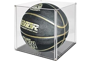 Sport Ball Display Case Newest Design, Boyistar 100% Sturdy Basketball Acrylic Display Box Football Protection Case Clear Box Showcase for Basketball, Soccer Balls, Volleyball, Memorabilia Hold Box