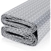 FONUNO Bubble Insulation Sheet, Reflective Insulation Roll, 23.6IN X 10FT | Double Side Aluminum Foil Bubble Shield Aluminum Foil Thermal Insulation Radiant Barrier for Windows, RV, Roof, Garage Door