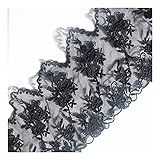 SuiGlory Lace Trim Ribbon, Wide Embroidery Floral