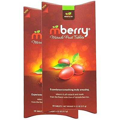 mberry Miracle Fruit Tablets, 10-Count (Pack of 2)