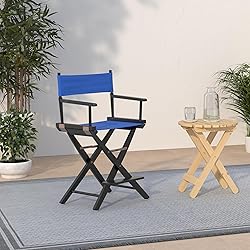 Casual Home 24" Director's Chair Black Frame-with