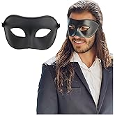 Masquerade Mask For Men Antique Look Mask for Halloween, Prom Party, Venetian Party, Mardi Gras, Carnival & Masquerade Ball