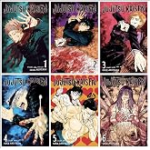 Jujutsu Kaisen Vol. 1,2,3,4,5,6 Bundle Set (6 Book Collection)