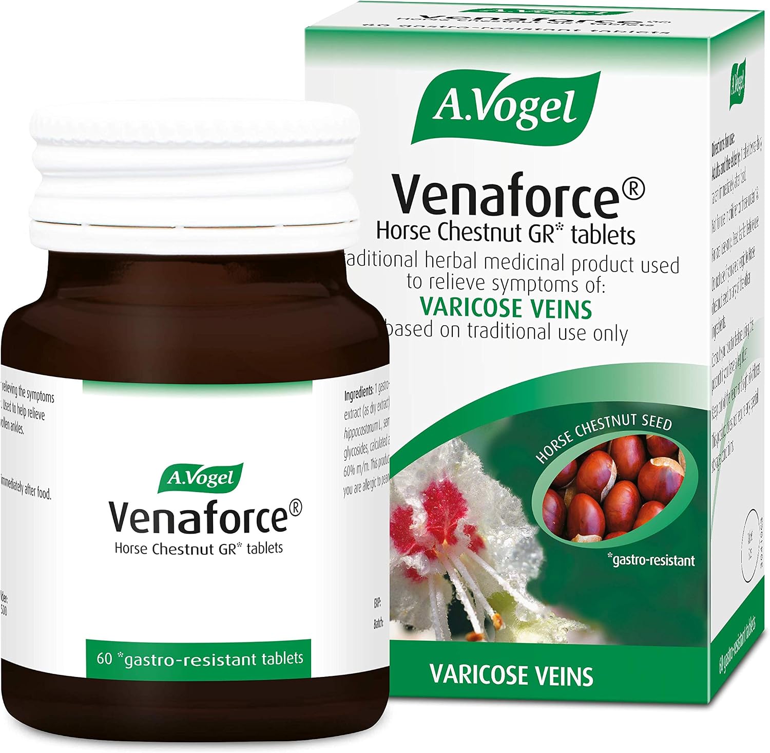 A.Vogel Venaforce Horse Chestnut Tablets, 60 count (Pack of 1)