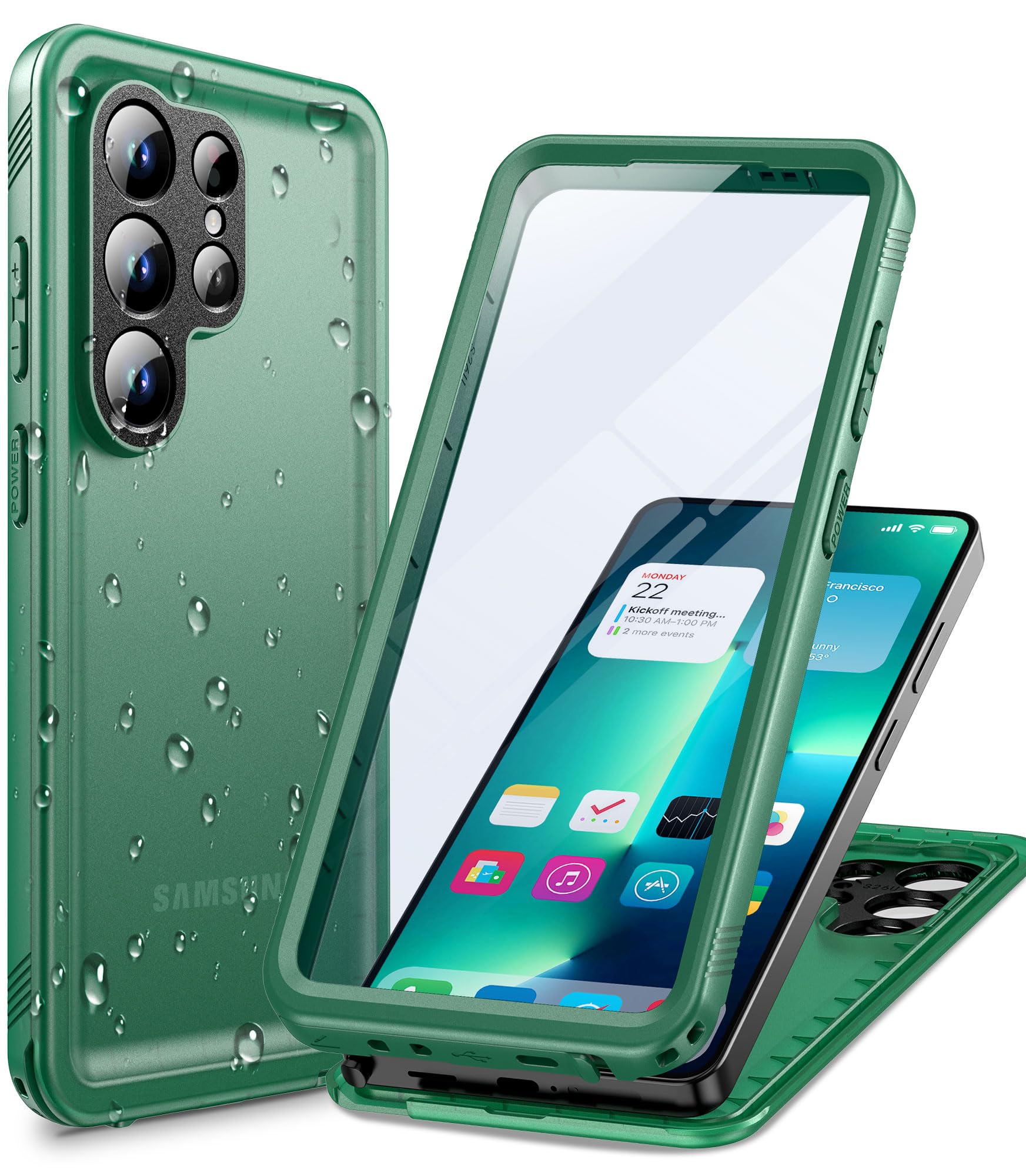 Cozycase Top Waterproof Case for Samsung Galaxy S26 Ultra - Build-in Screen & Camera Protector Heavy Duty Rugged Full Body 360 Military Grade Slim Hard Cover S 26 Ultra Water Shock Dust Proof Case