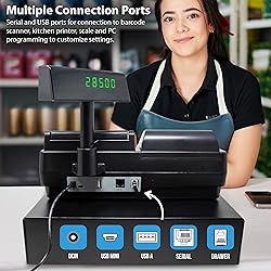 Nadex CR260 Cash Register, Steel Drawer, Fast