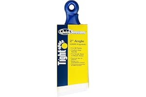 Bestt Liebco 690289500 QS 2" Short Rubber Handle Angle Brush/Roller/Applicator, White