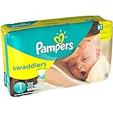 Pampers Swaddlers Diapers Newborn Size 1 (8-14 lb), 35 Count, Jumbo