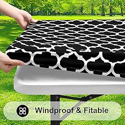 Smiry Rectangle Picnic Table Cover, Waterproof