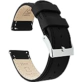 BARTON WATCH BANDS - Top Grain Leather Watch Strap with Quick Release | Compatible with traditional and smart watches. Comfortable, durable, and stylish.