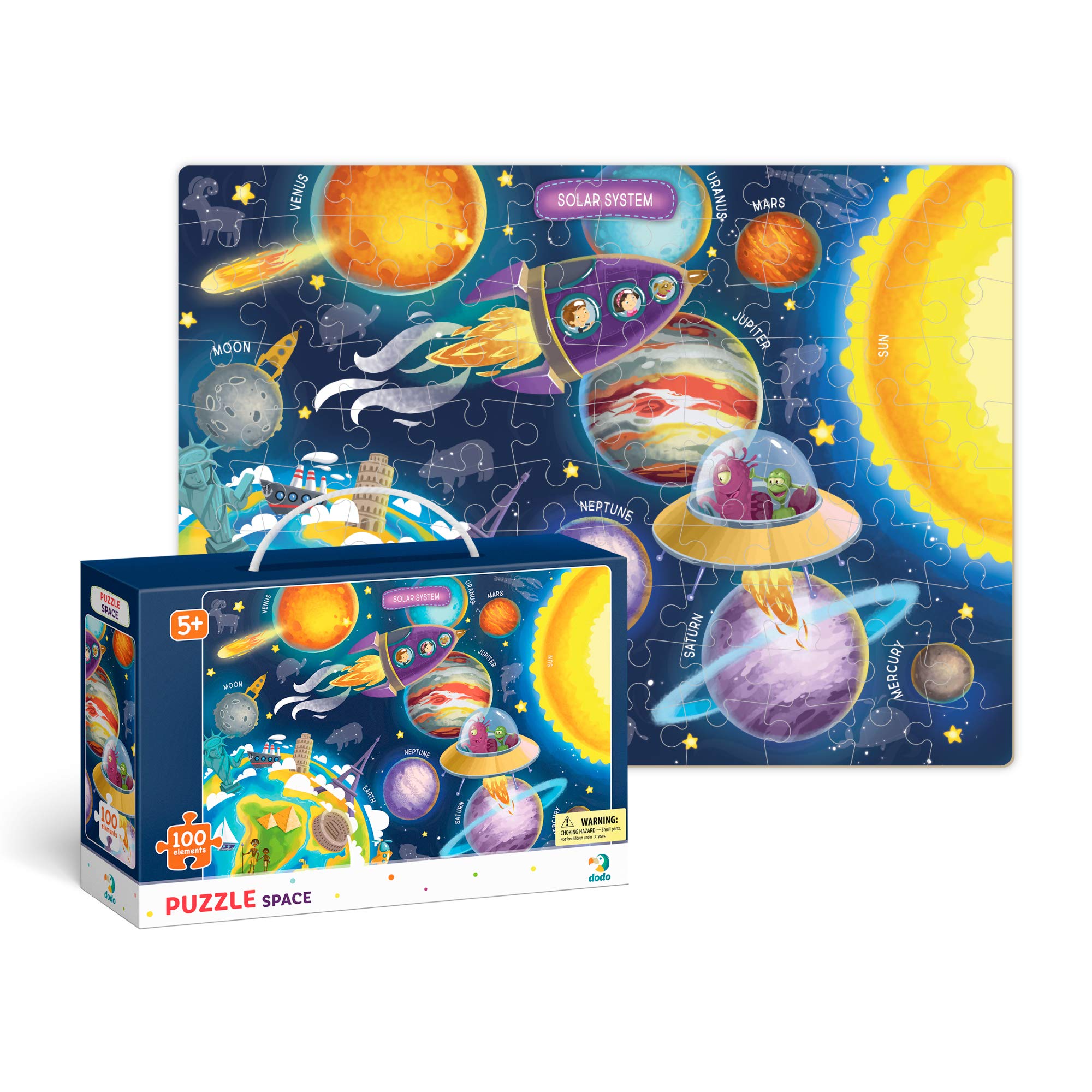 Dodo Educational Space Puzzle 100 Pieces